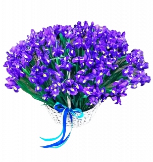 Цветы в корзине "Самым близким"